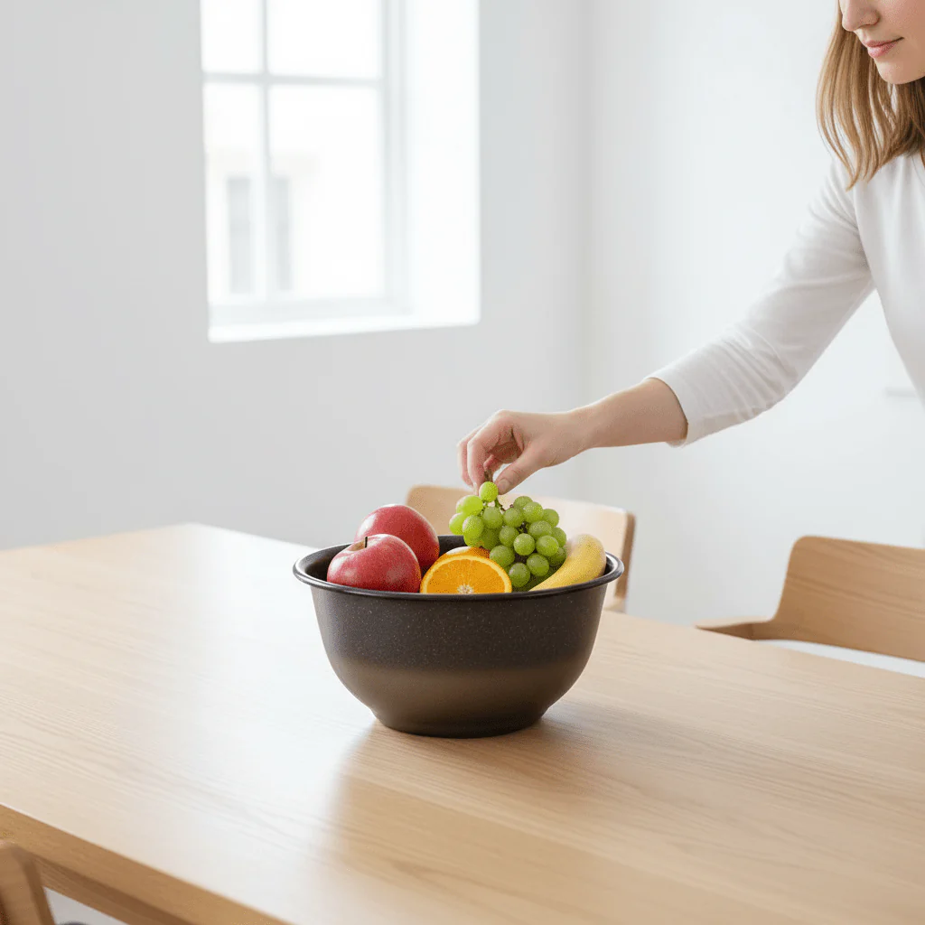 Hygge Large Metal Bowl - Image 6