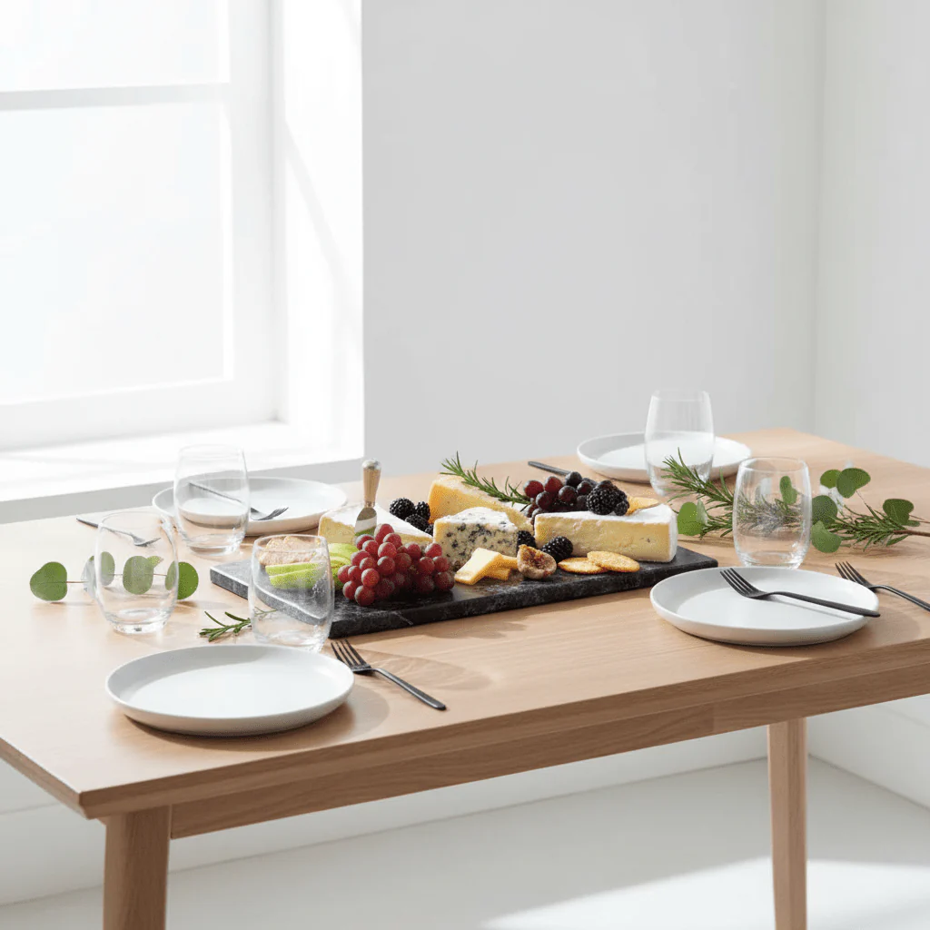 Hygge Marble Effect Serving Platter