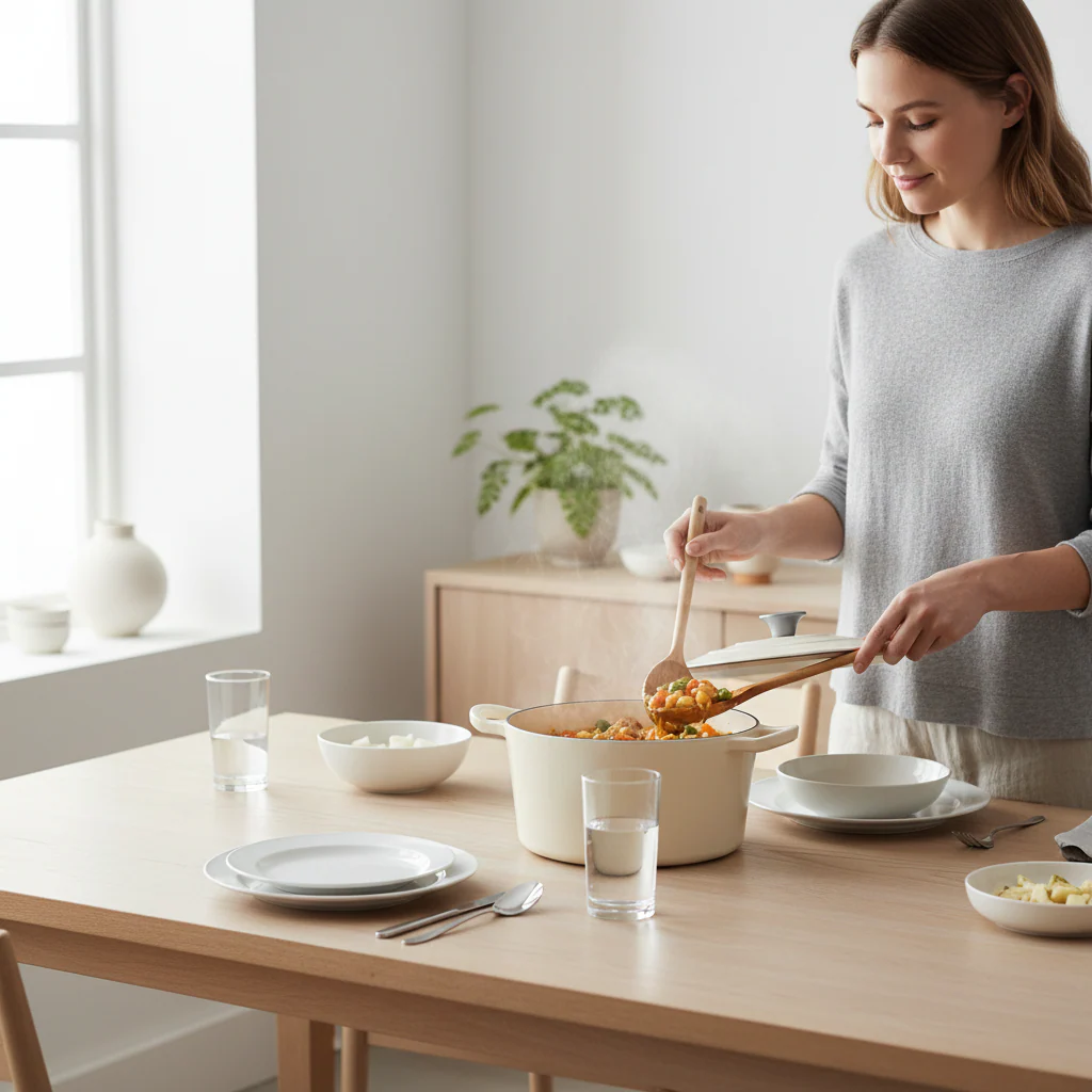 Hygge Medium Cast Iron Casserole Dish - Image 3