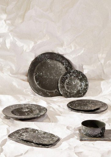 Hygge Small Black Marble Effect Serving - Image 11