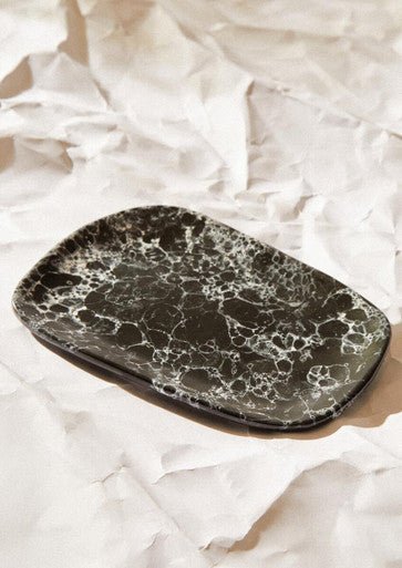 Hygge Small Black Marble Effect Serving - Image 9