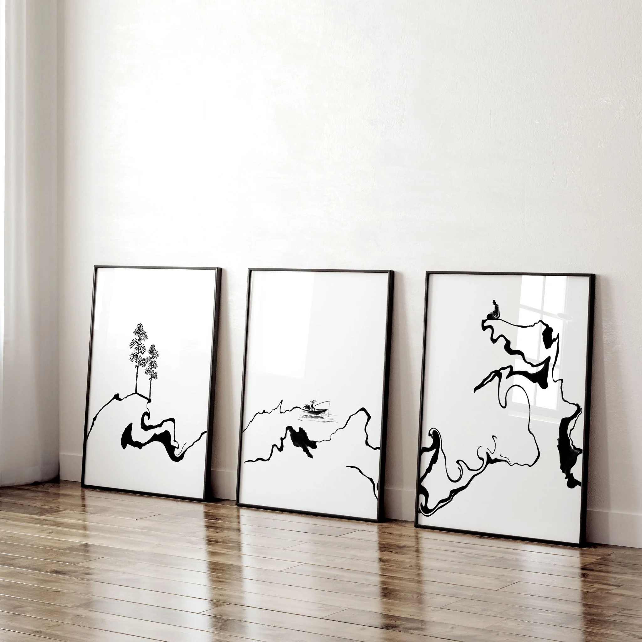 Ideas For Office Wall Decor | Set of 3 wall art prints - Image 6