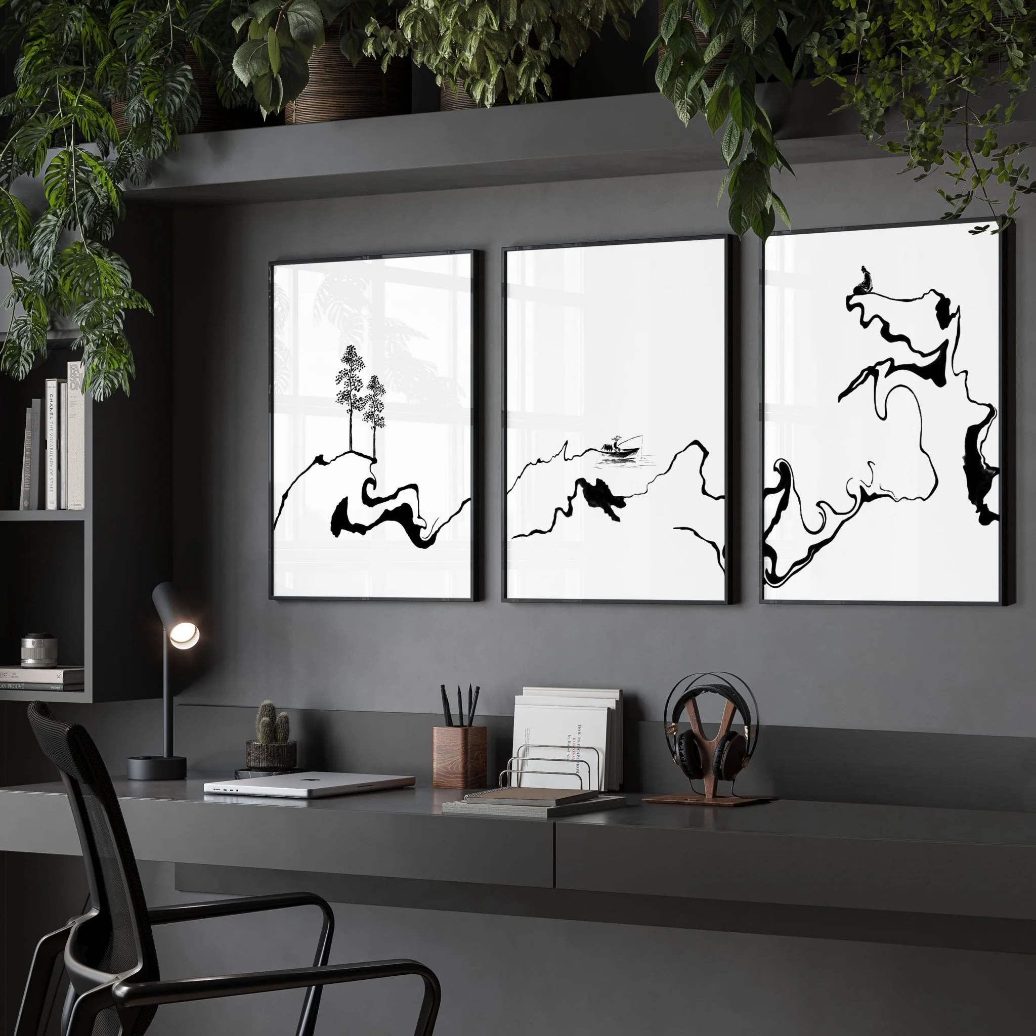 Ideas For Office Wall Decor | Set of 3 wall art prints - Image 8