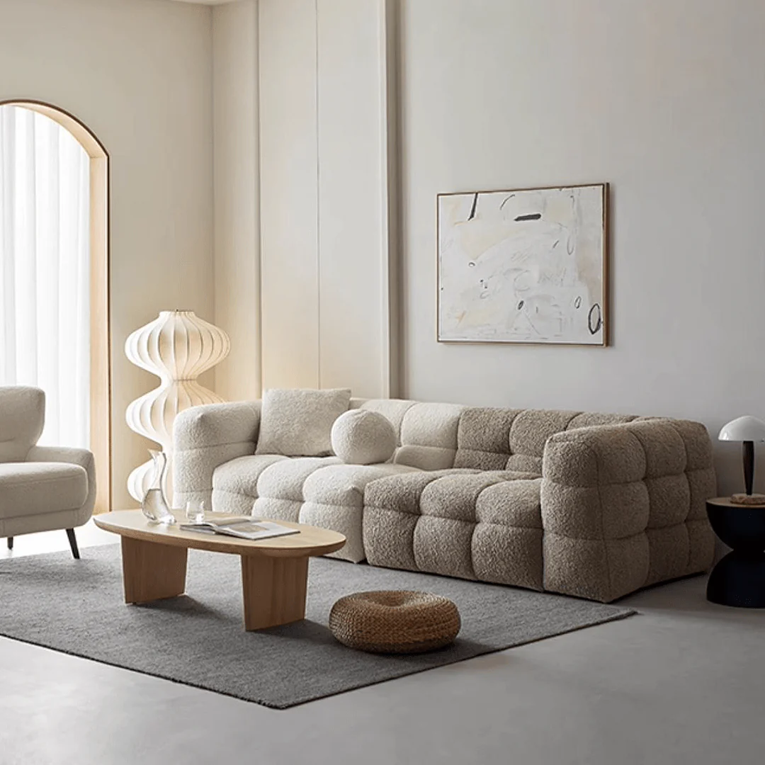 Ikaros Three Seater / Four Seater Cloud Sofa, Boucle - Image 14
