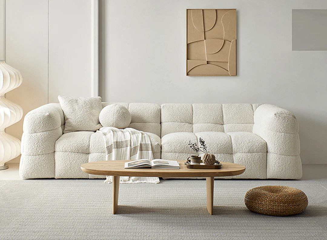 Ikaros Three Seater / Four Seater Cloud Sofa, Boucle - Image 3