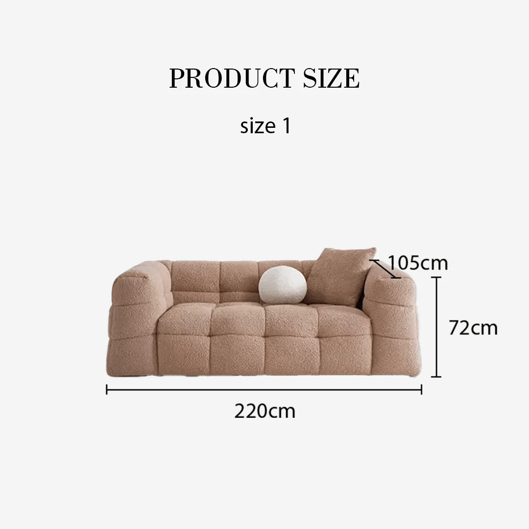Ikaros Three Seater / Four Seater Cloud Sofa, Boucle - Image 7