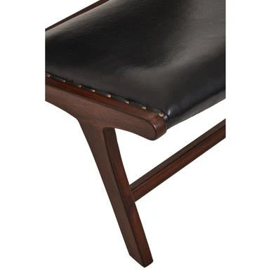 Inca Genuine Black Cow Leather Chair - Image 10