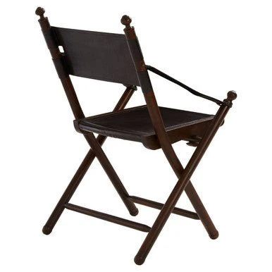 Inca Teak And Black Folding Chair - Image 7