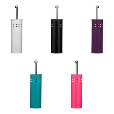 Indy Matt Black Square Design Toilet Brush Holder - Image 7