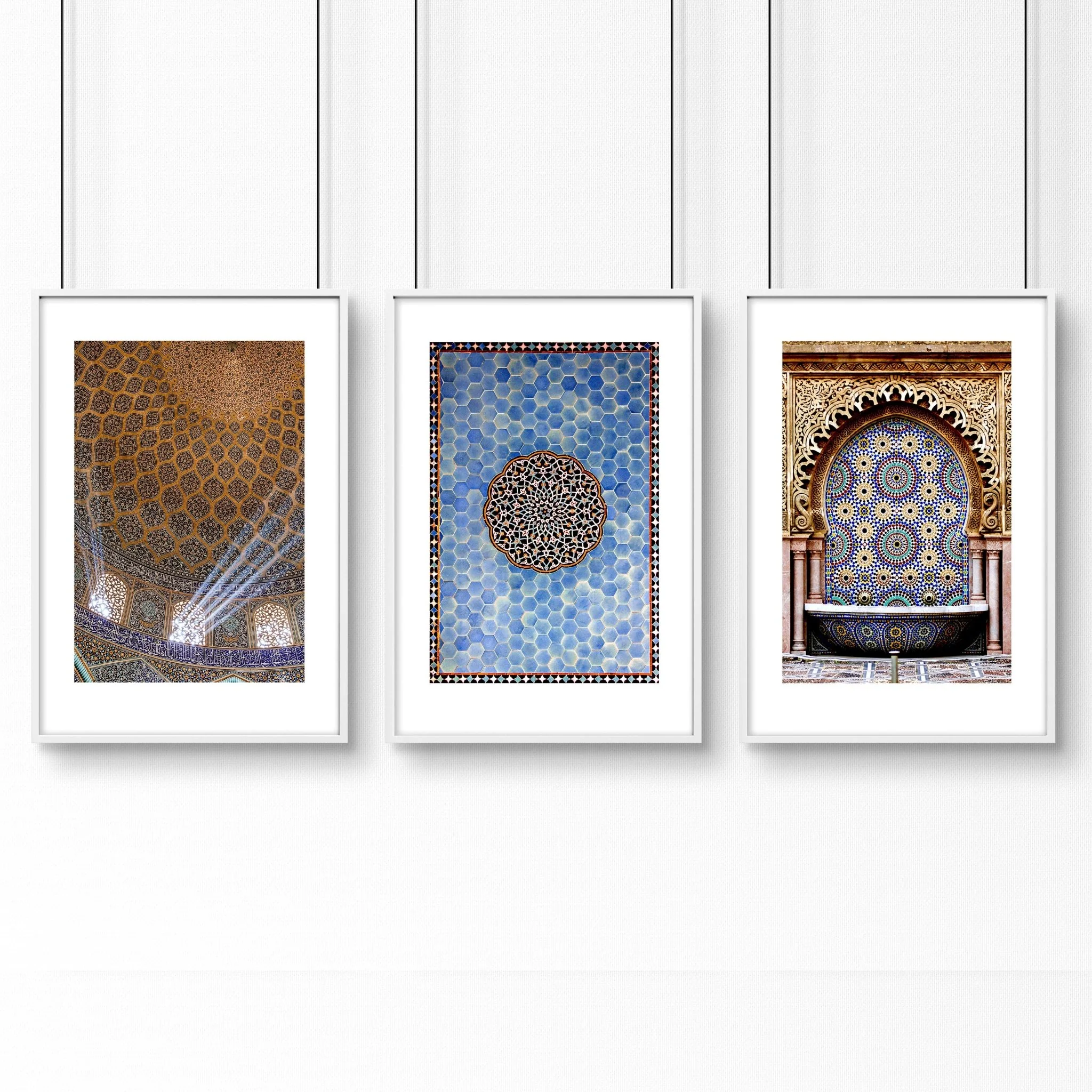 Islamic Art geometry | set of 3 Bedroom wall art - Image 10