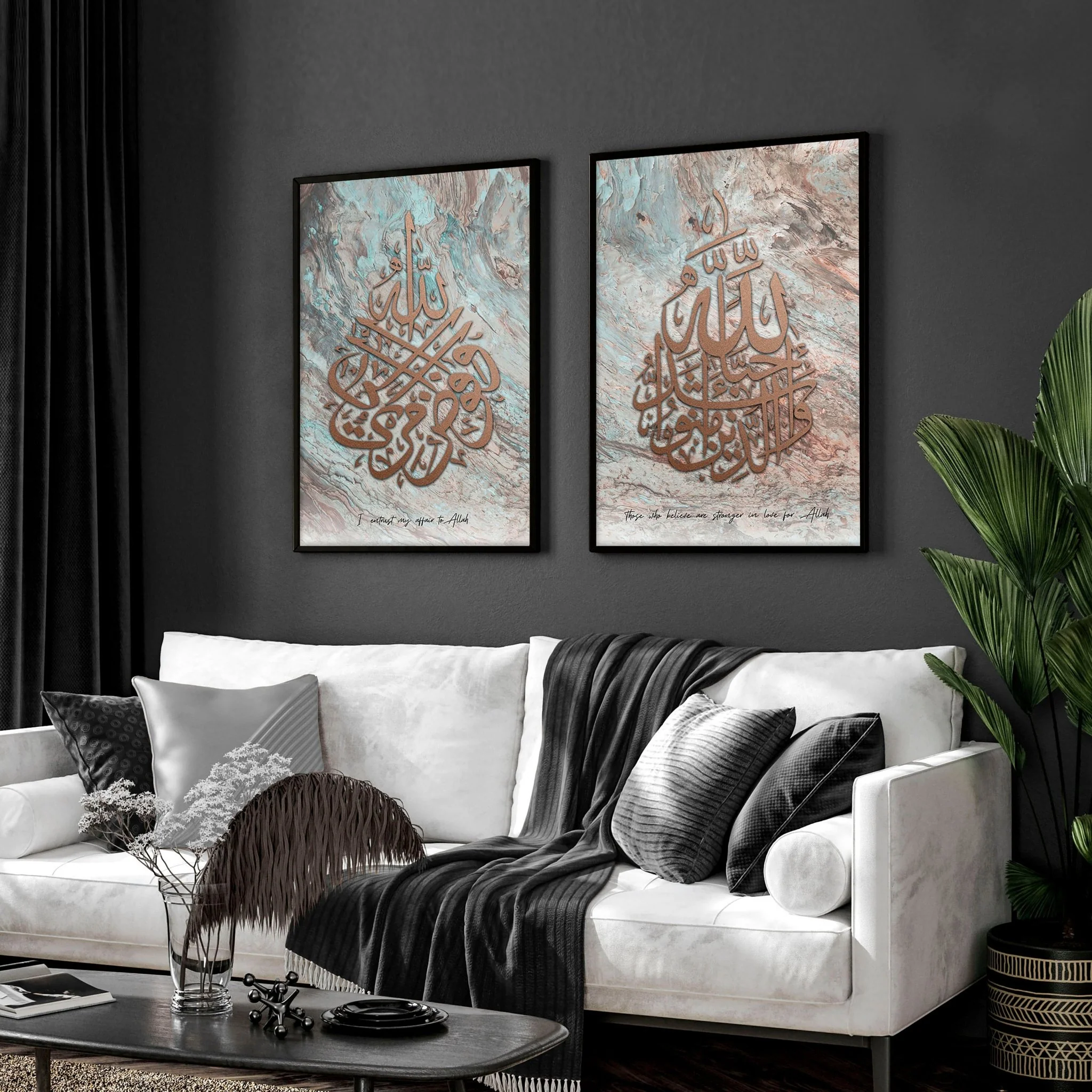 Islamic decor items | Set of 2 Wall art prints - Image 3