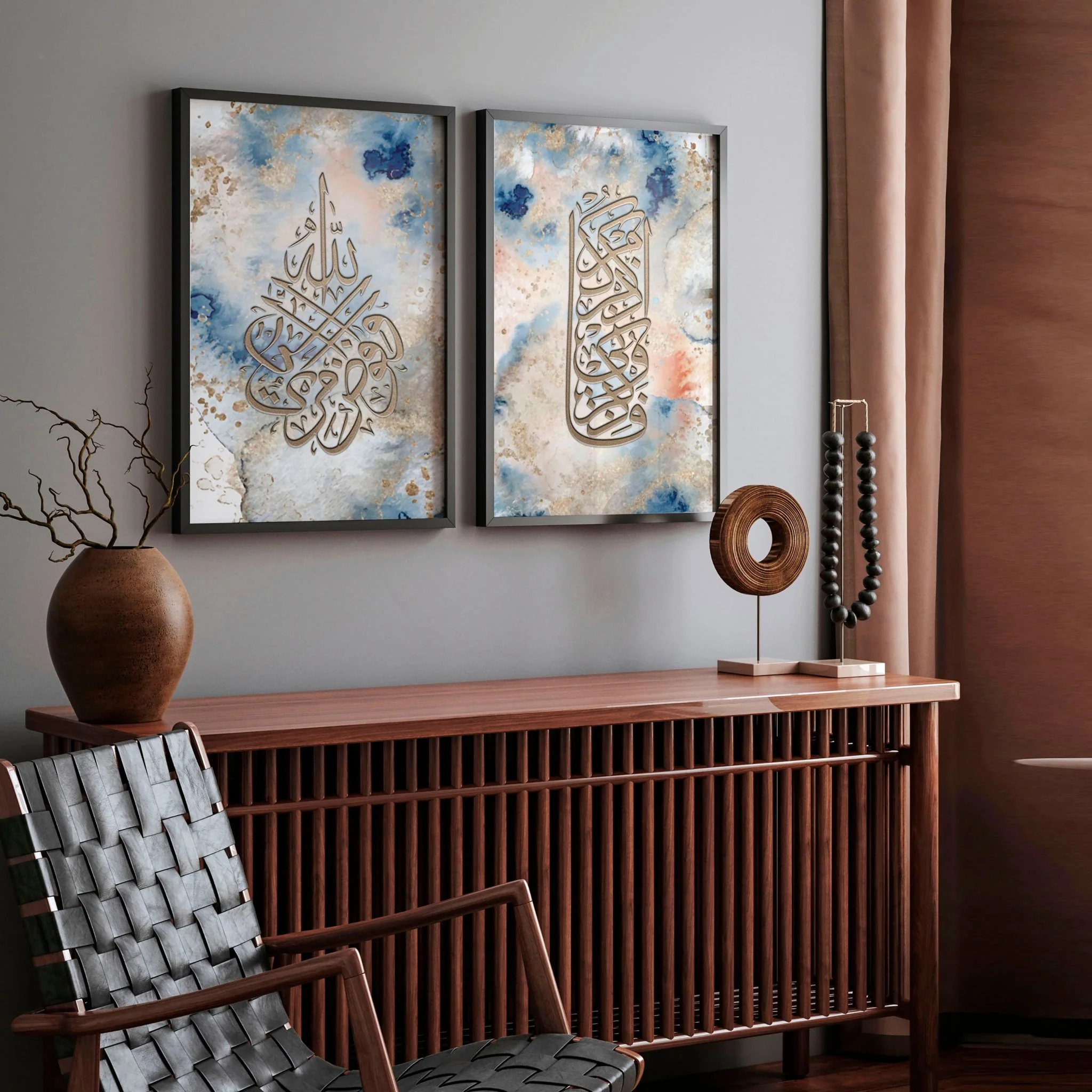 Islamic decoration for home | Set of 2 Islamic prints - Image 3