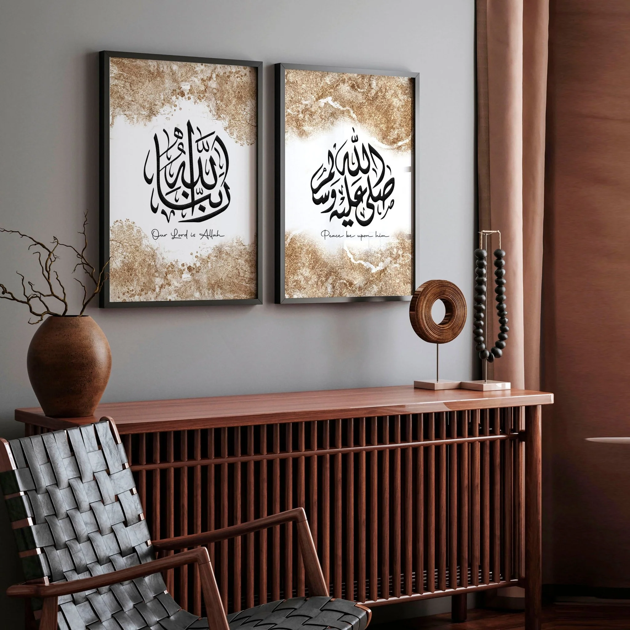 Islamic decorations wall art | set of 2 wall art prints - Image 5