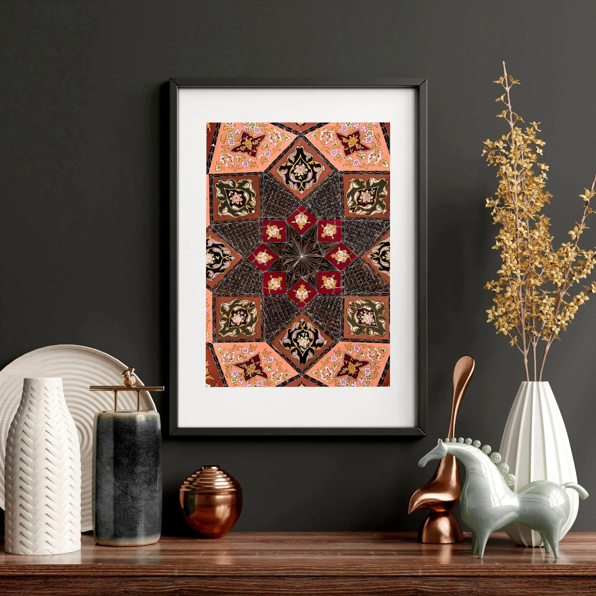 Islamic geometry patterns | set of 3 Bedroom wall art - Image 4