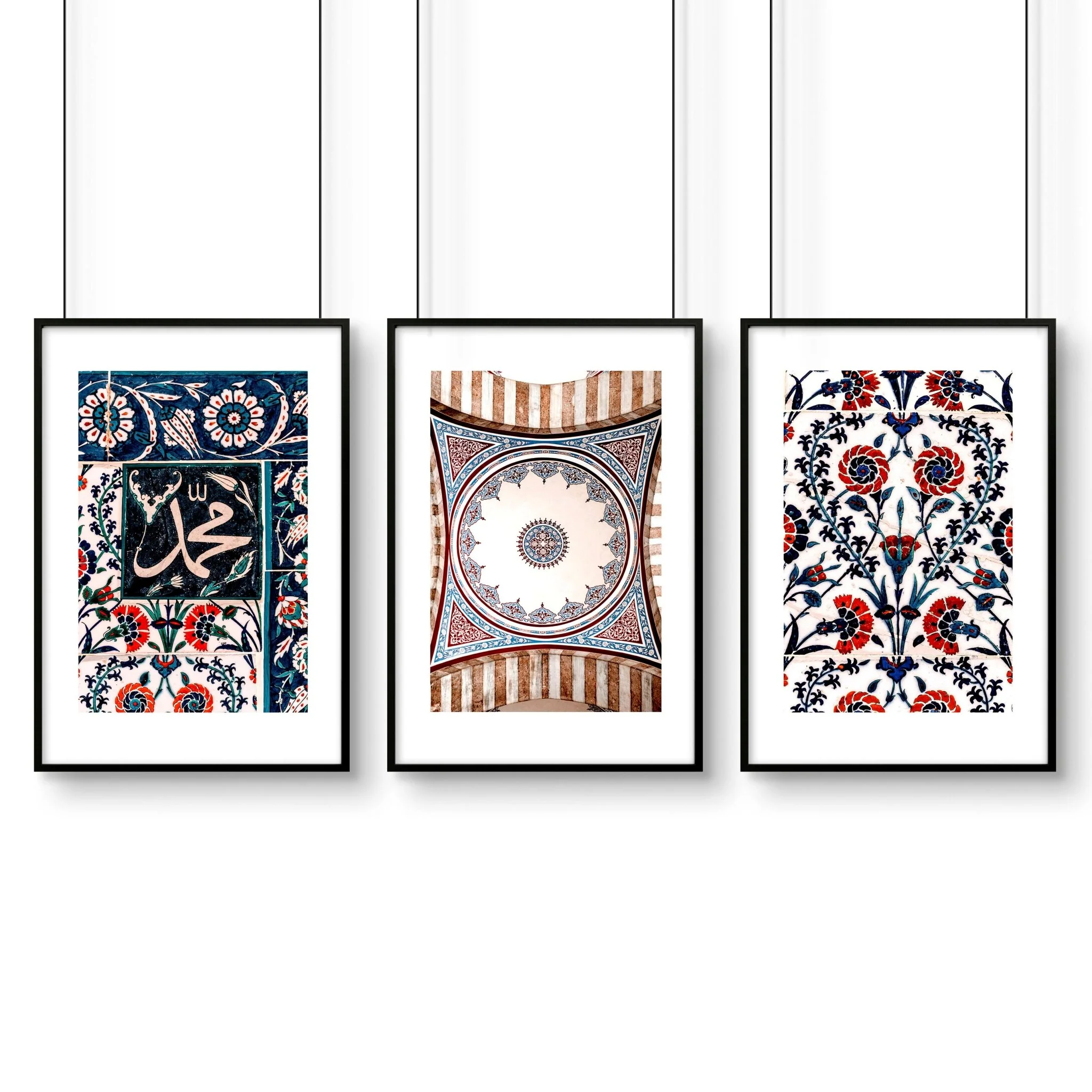 Islamic mosaic wall art | set of 3 pictures for hallway - Image 6