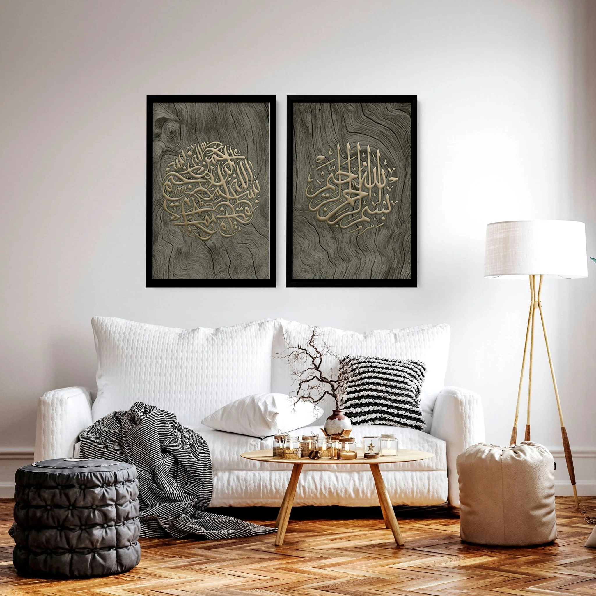Islamic wall art in the UK | Set of 2 wall art prints - Image 5