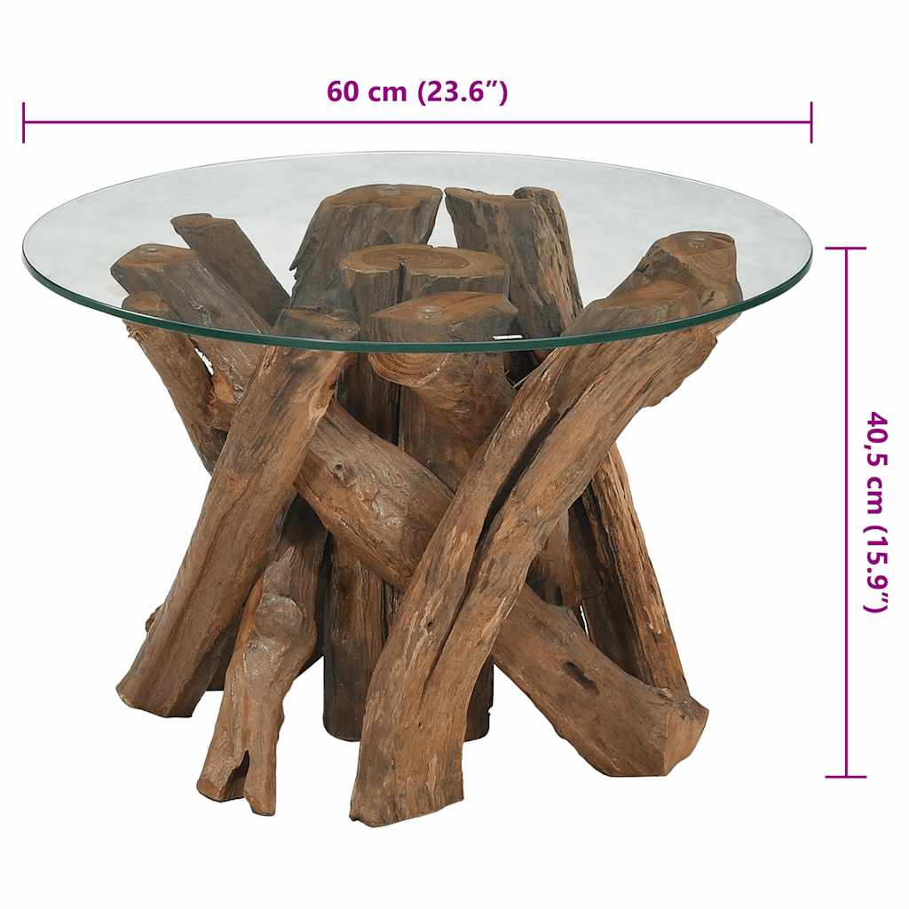Isola Teak Wood - 60cm Handmade - Image 13