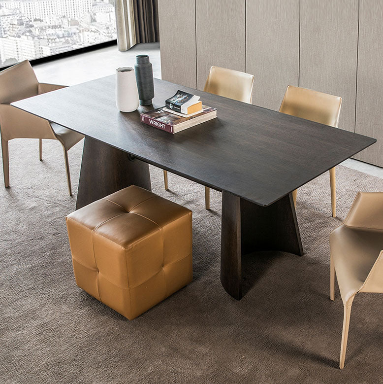 Italian Retro Dining Table, Solid Wood - Image 5