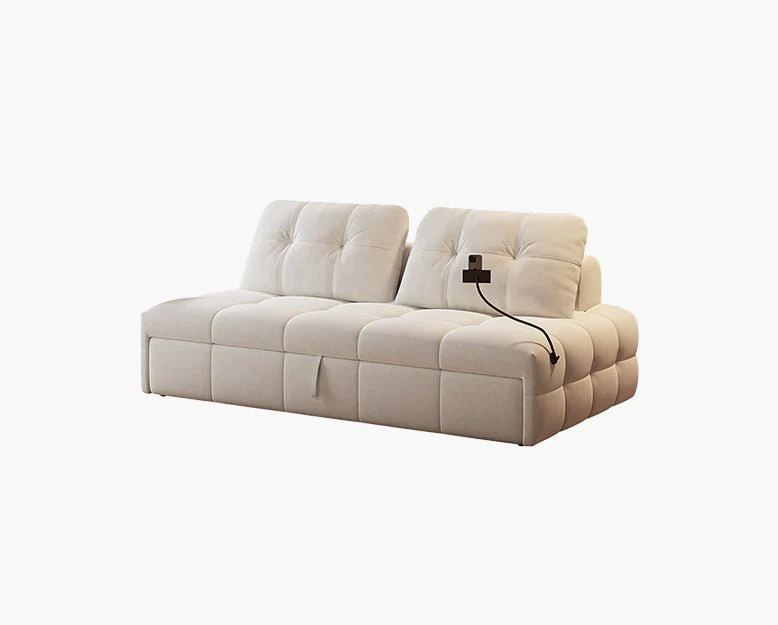 Ivanov Two Seater Sofa Bed, With Side Smart Phone Holder - Image 12