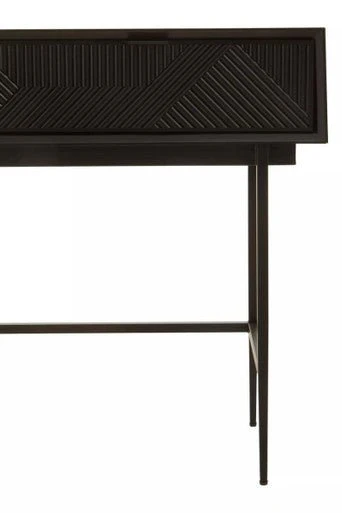 Jakara Black 2 Drawer Console Table - Image 14