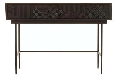 Jakara Black 2 Drawer Console Table - Image 7