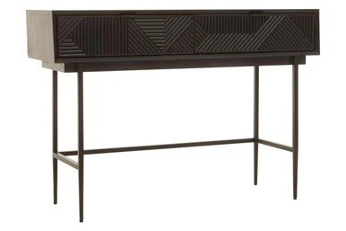 Jakara Black 2 Drawer Console Table - Image 8