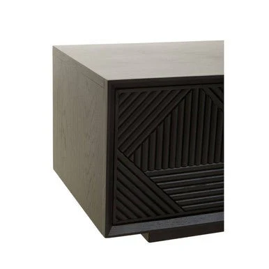 Jakara Black Finish Wooden Media Unit - Image 10