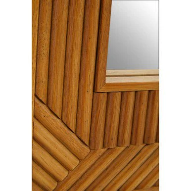 Jakara Natural Finish Wall Mirror - Image 9