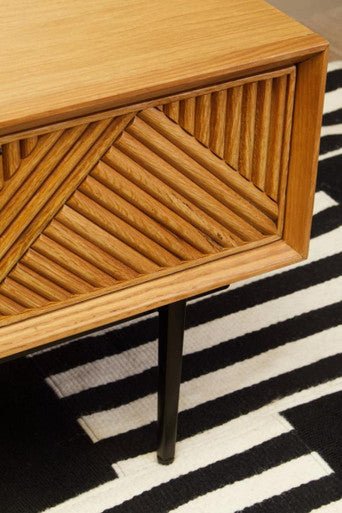 Jakara Natural Finish Wooden Coffee Table - Image 12