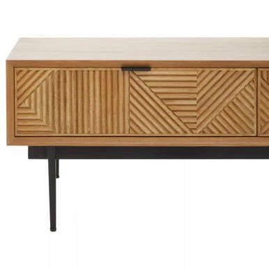 Jakara Natural Finish Wooden Coffee Table - Image 14