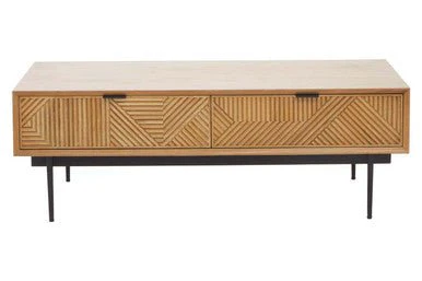 Jakara Natural Finish Wooden Coffee Table - Image 7