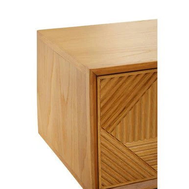Jakara Natural Finish Wooden Media Unit - Image 10