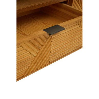 Jakara Natural Finish Wooden Media Unit - Image 13