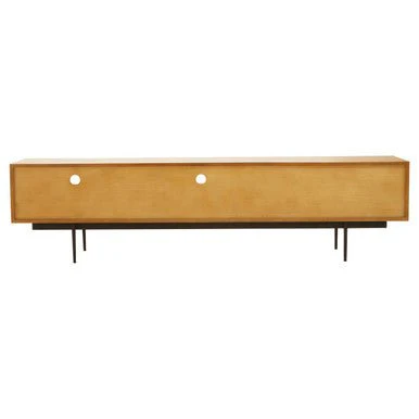 Jakara Natural Finish Wooden Media Unit - Image 8