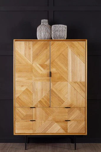 Jakara Natural Wooden Cabinet - Image 10