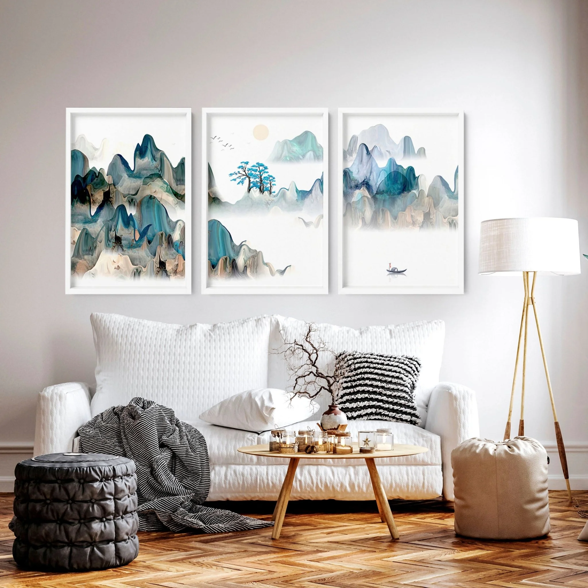 Japan art prints | set of 3 wall art prints for living room - Image 8