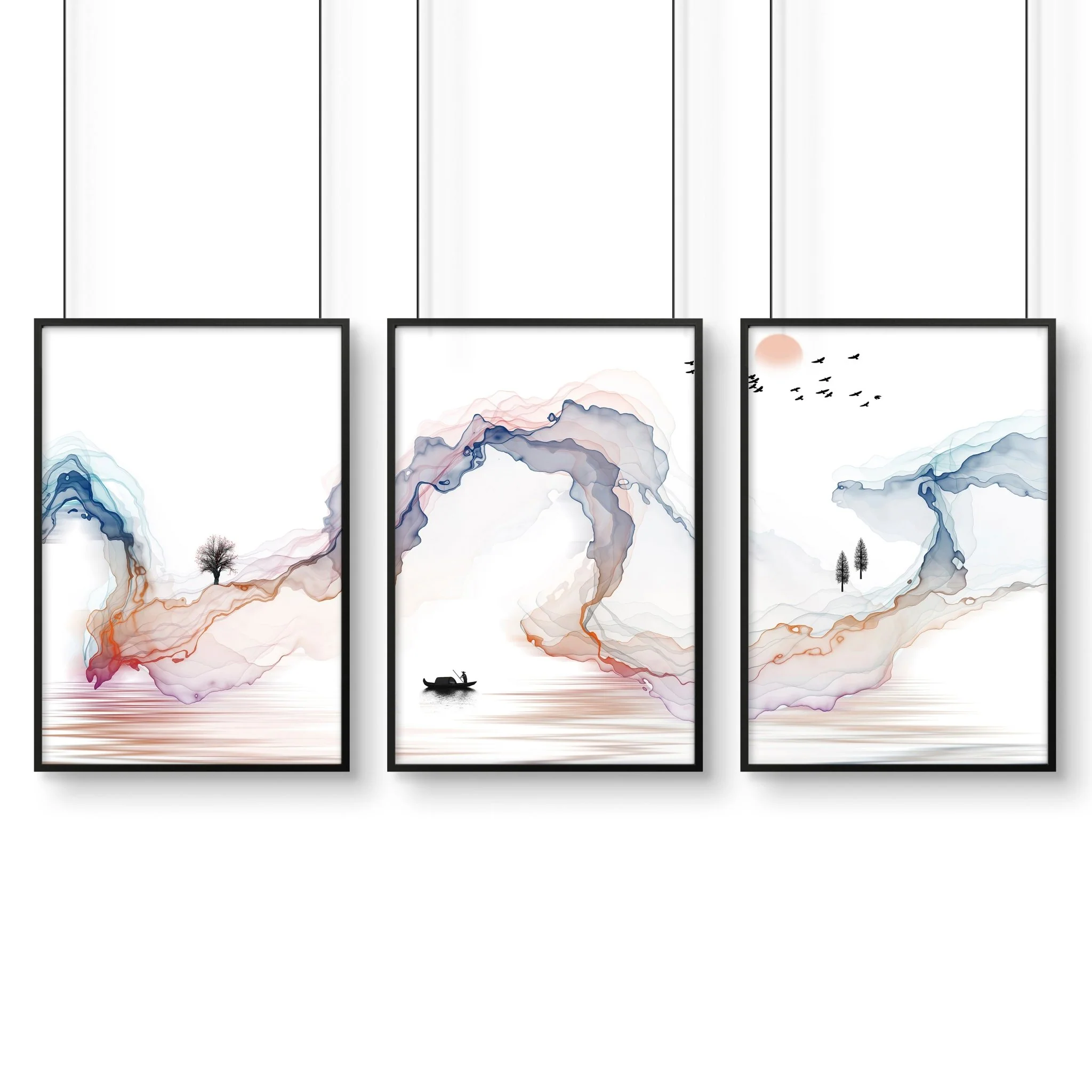 Japan gallery wall art | set of 3 wall art for bedrooms - Image 10