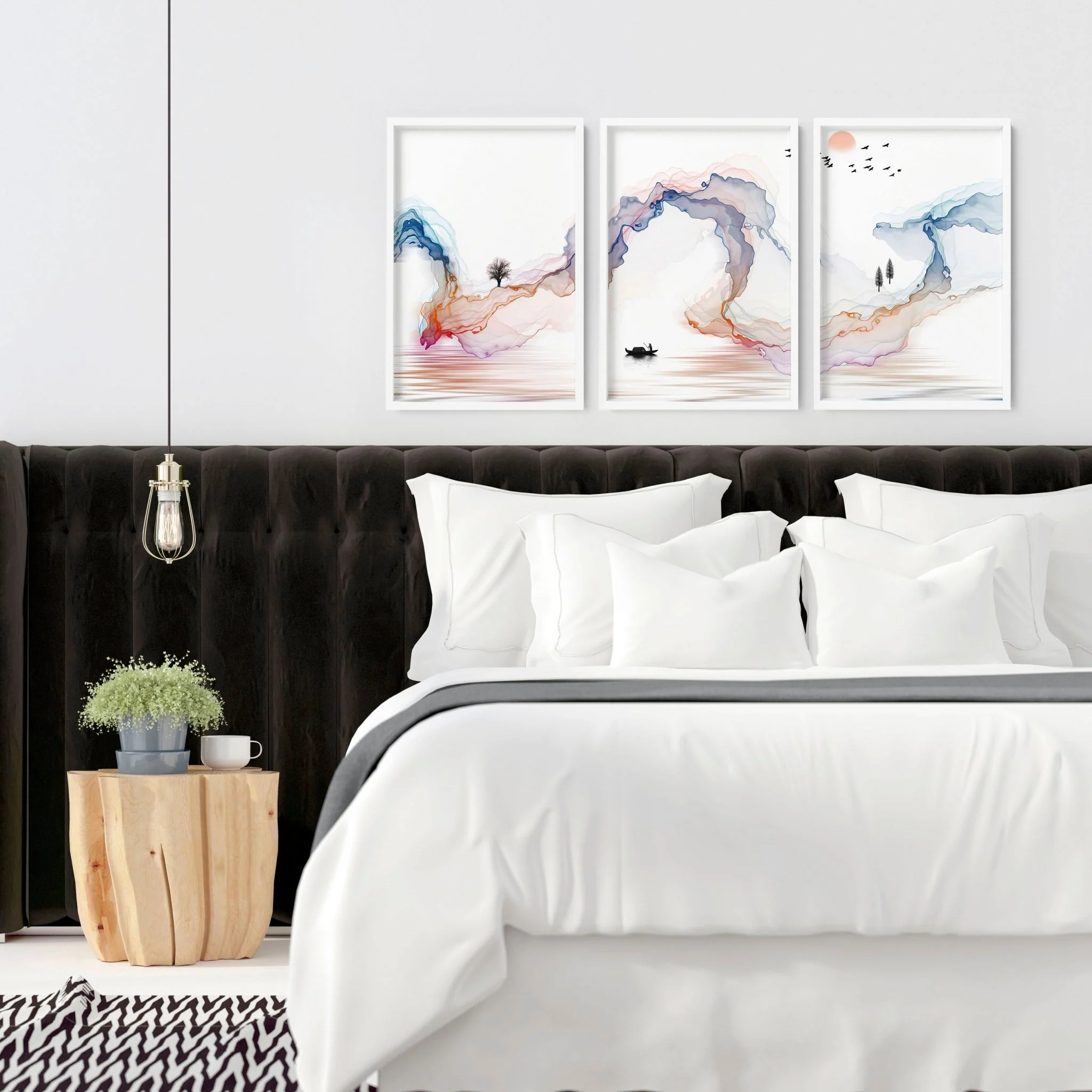 Japan gallery wall art | set of 3 wall art for bedrooms - Image 2