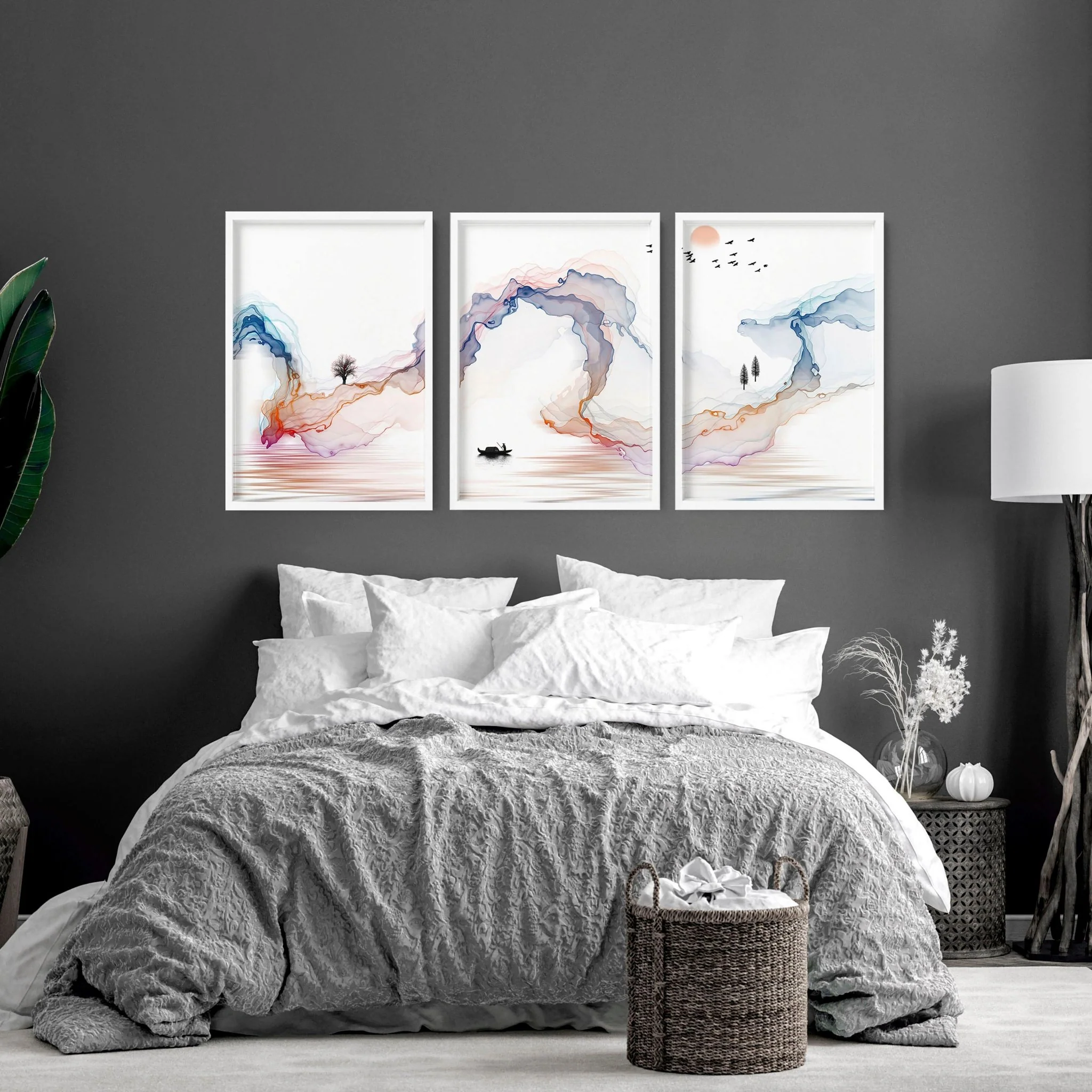 Japan gallery wall art | set of 3 wall art for bedrooms - Image 4