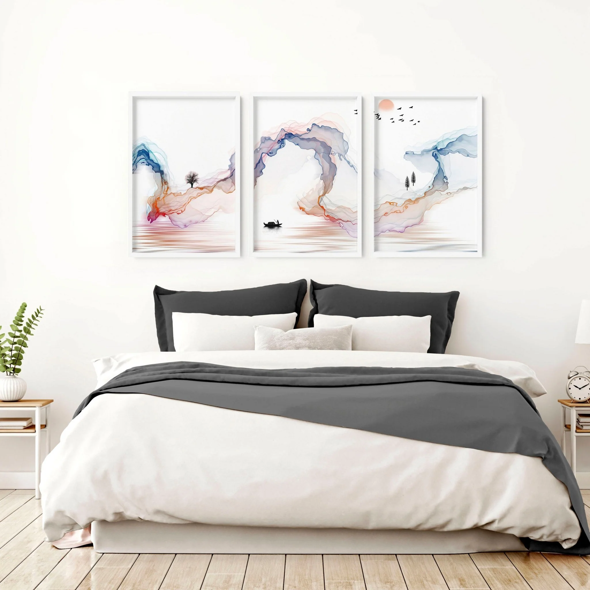 Japan gallery wall art | set of 3 wall art for bedrooms - Image 8