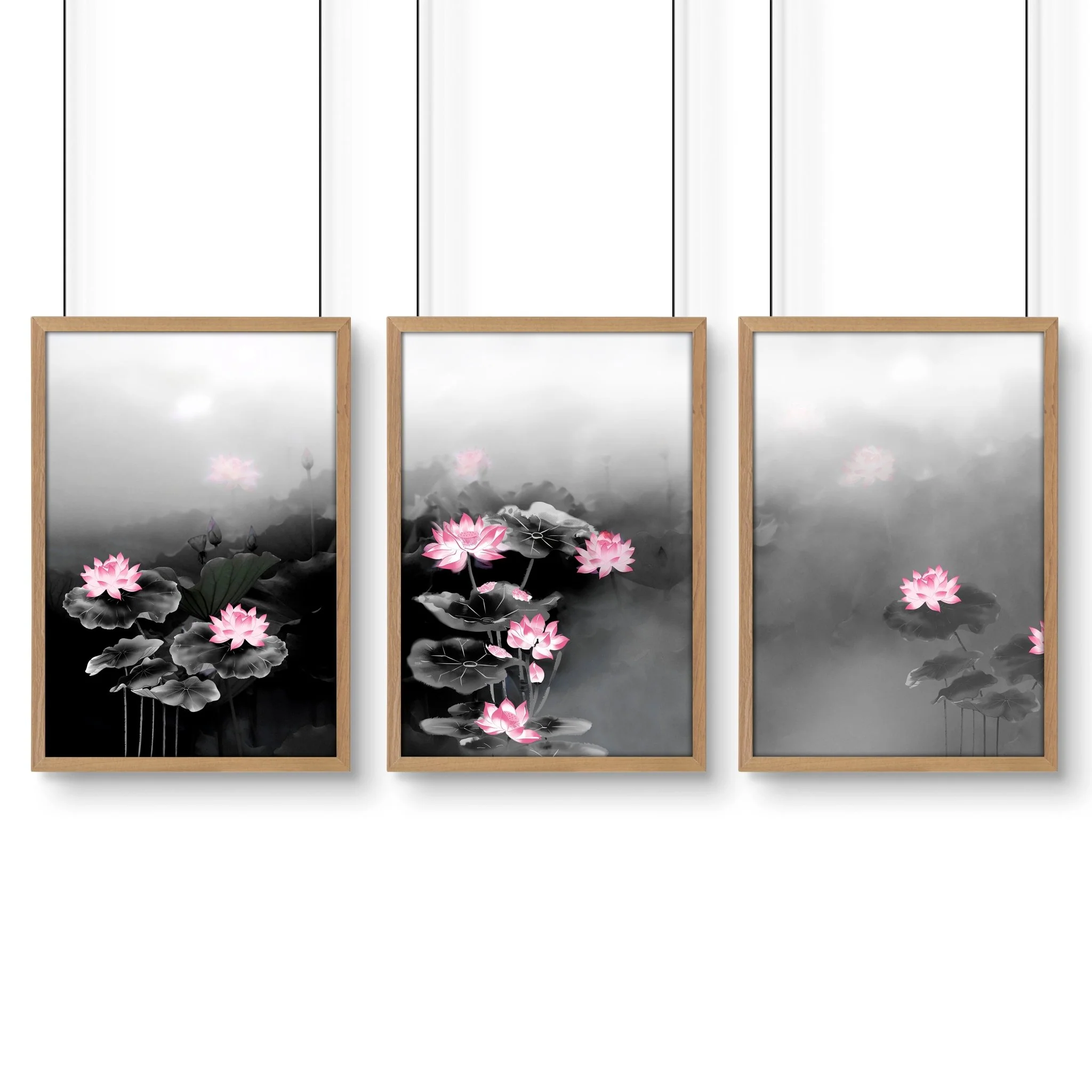 Japandi Interiors | Set of 3 Asian Inspired Wall art Prints - Image 10