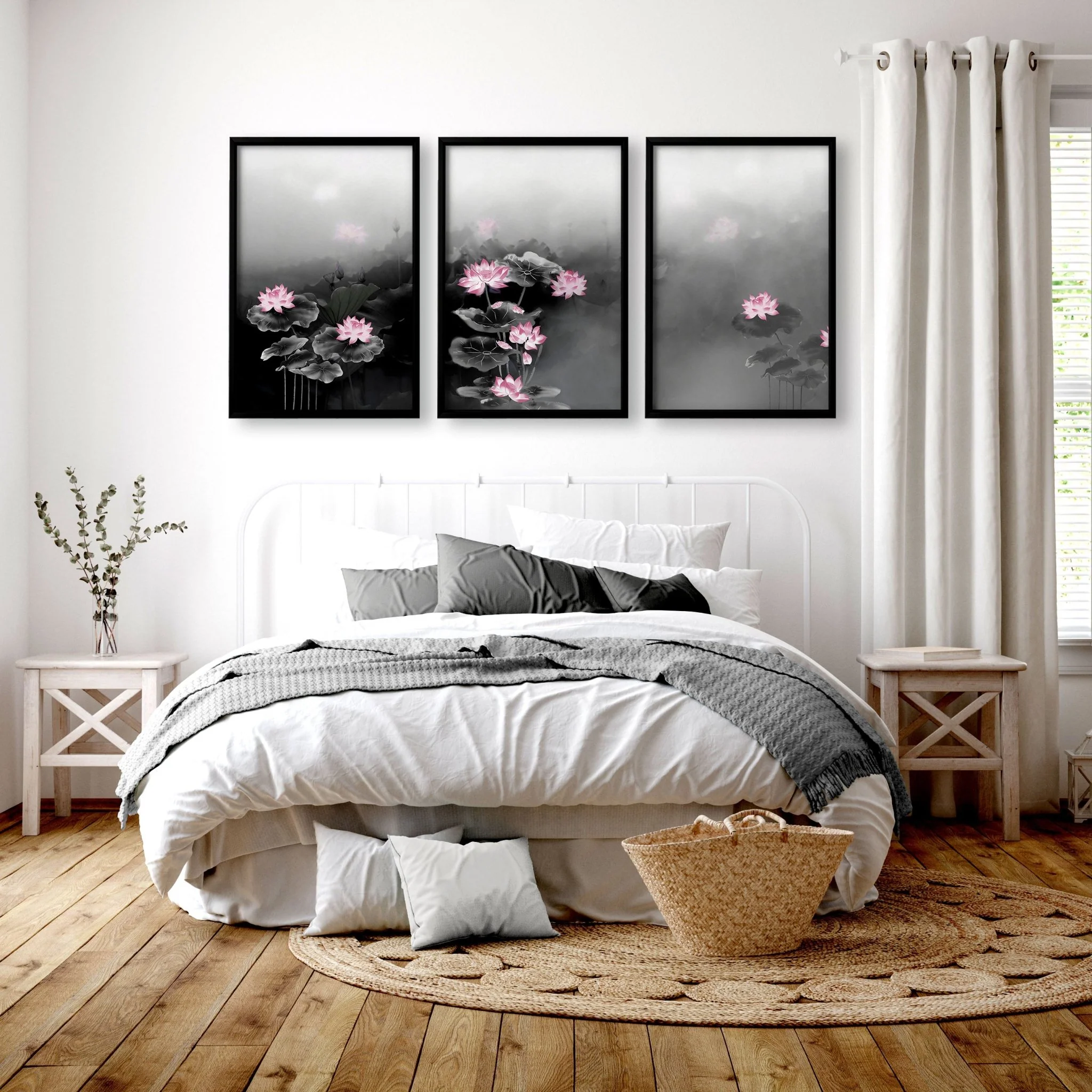 Japandi Interiors | Set of 3 Asian Inspired Wall art Prints - Image 2