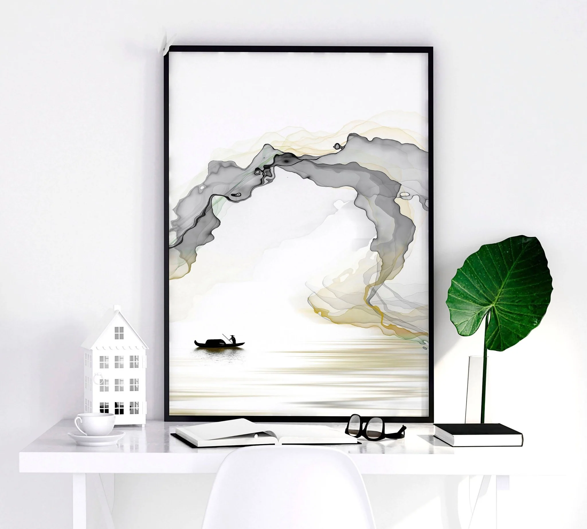 Japanese art wall | set of 3 framed wall art - Image 4