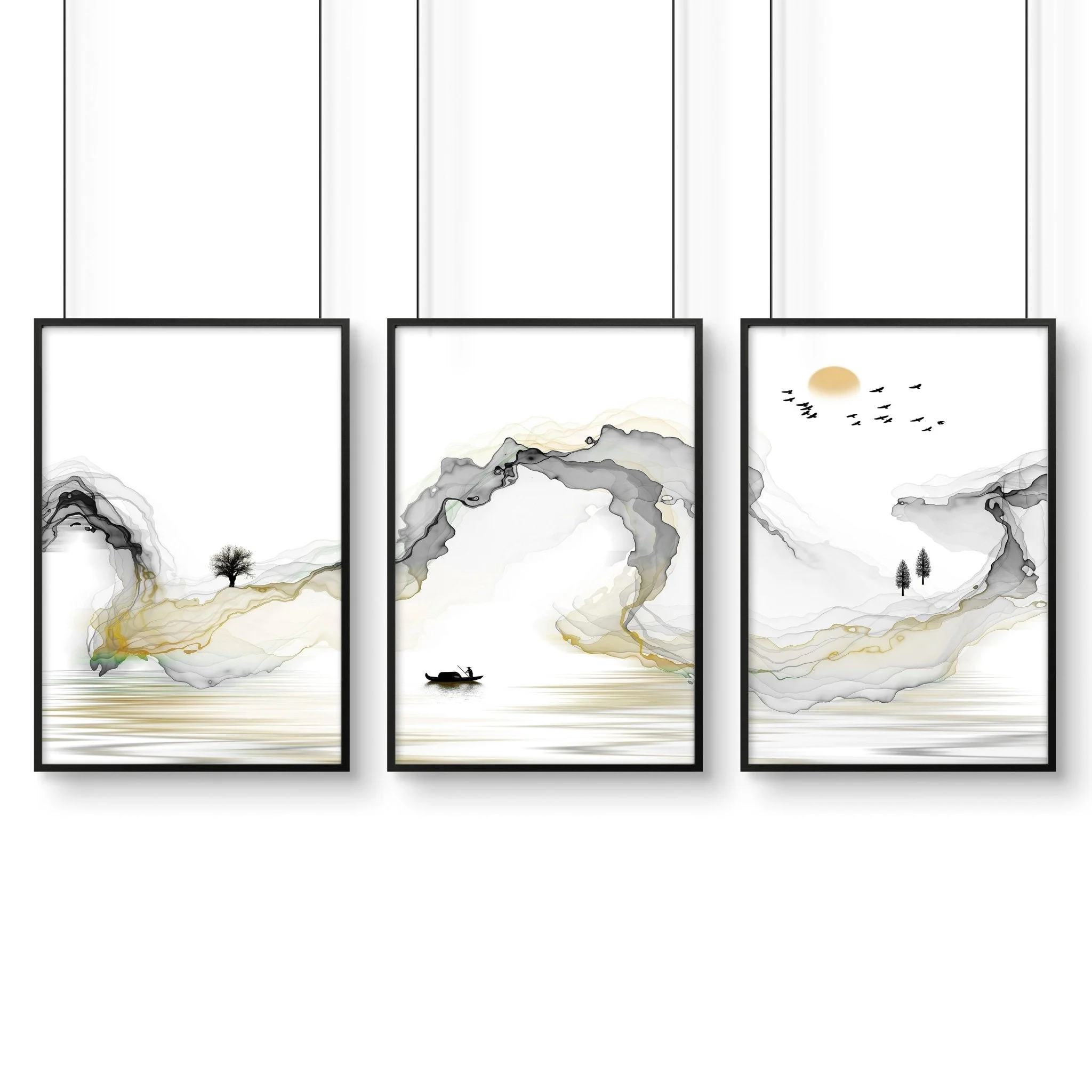 Japanese art wall | set of 3 framed wall art - Image 8
