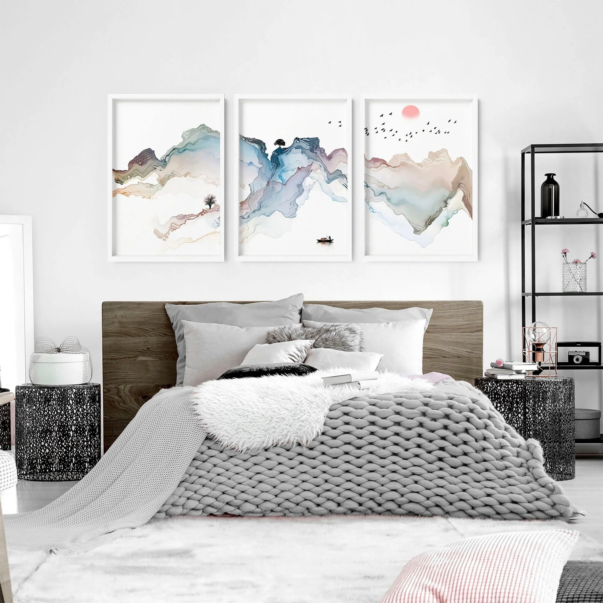 Japanese bedroom decor | set of 3 wall art prints - Image 7