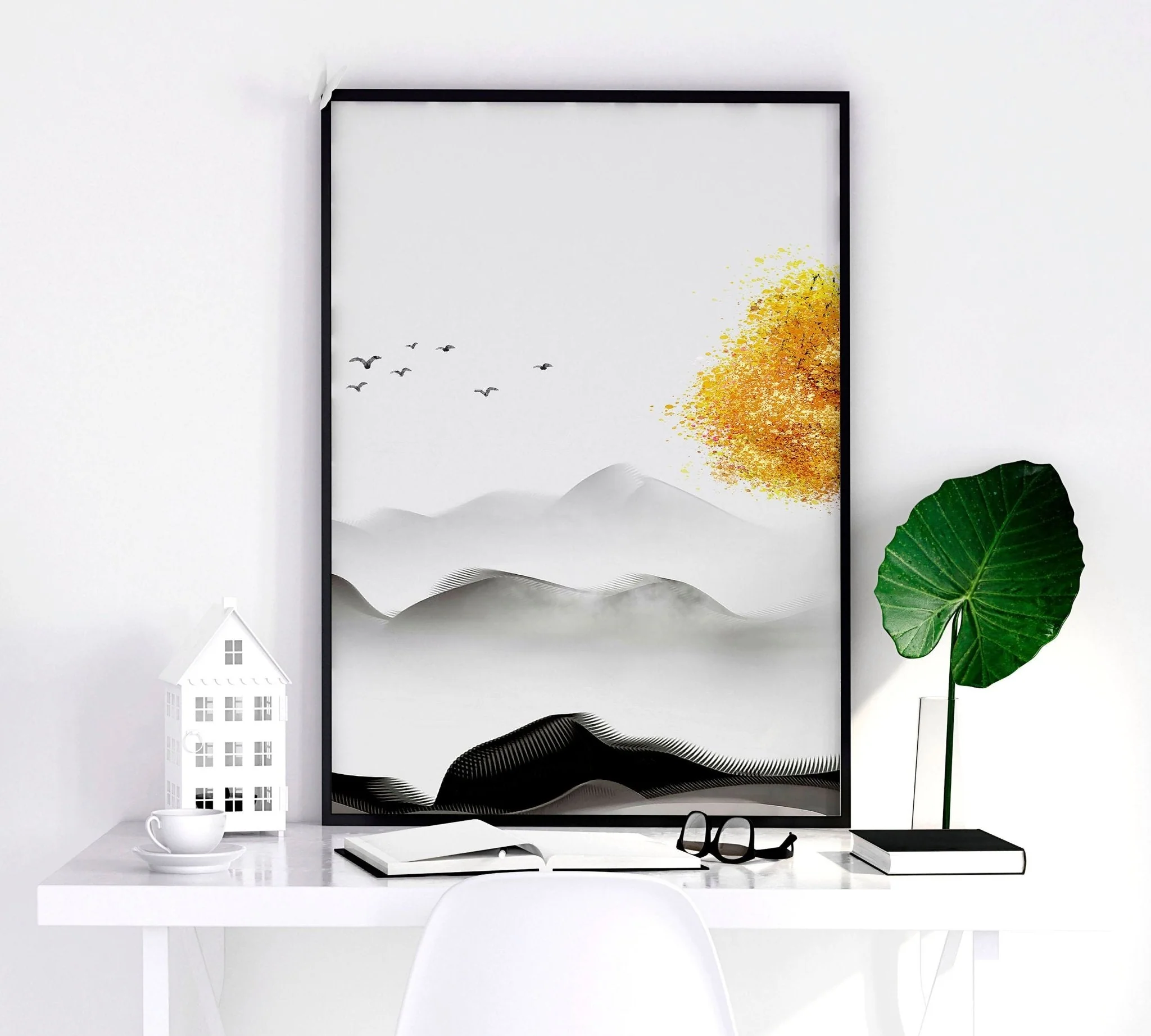 Japanese decor art prints | set of 3 framed wall art - Image 4