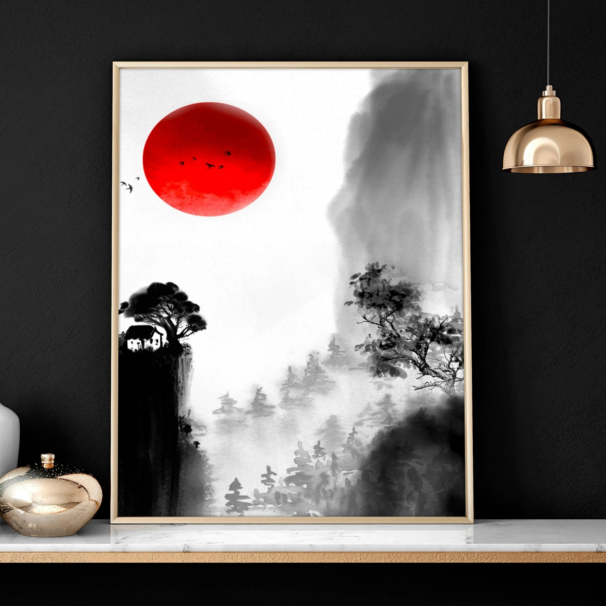 Japanese dragons art | set of 3 wall art prints - Image 6