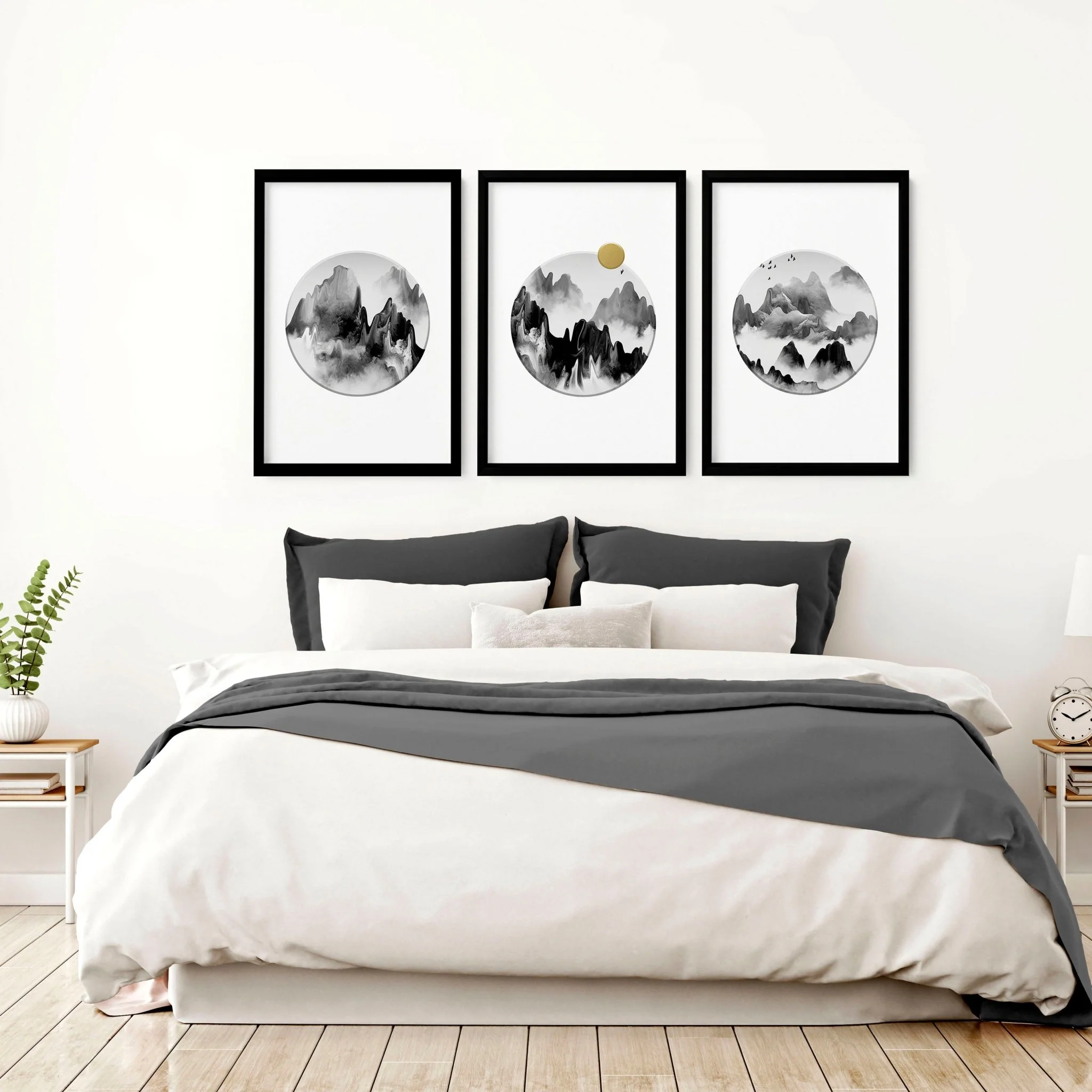 Japanese home decor | set of 3 wall art for bedroom - Image 3