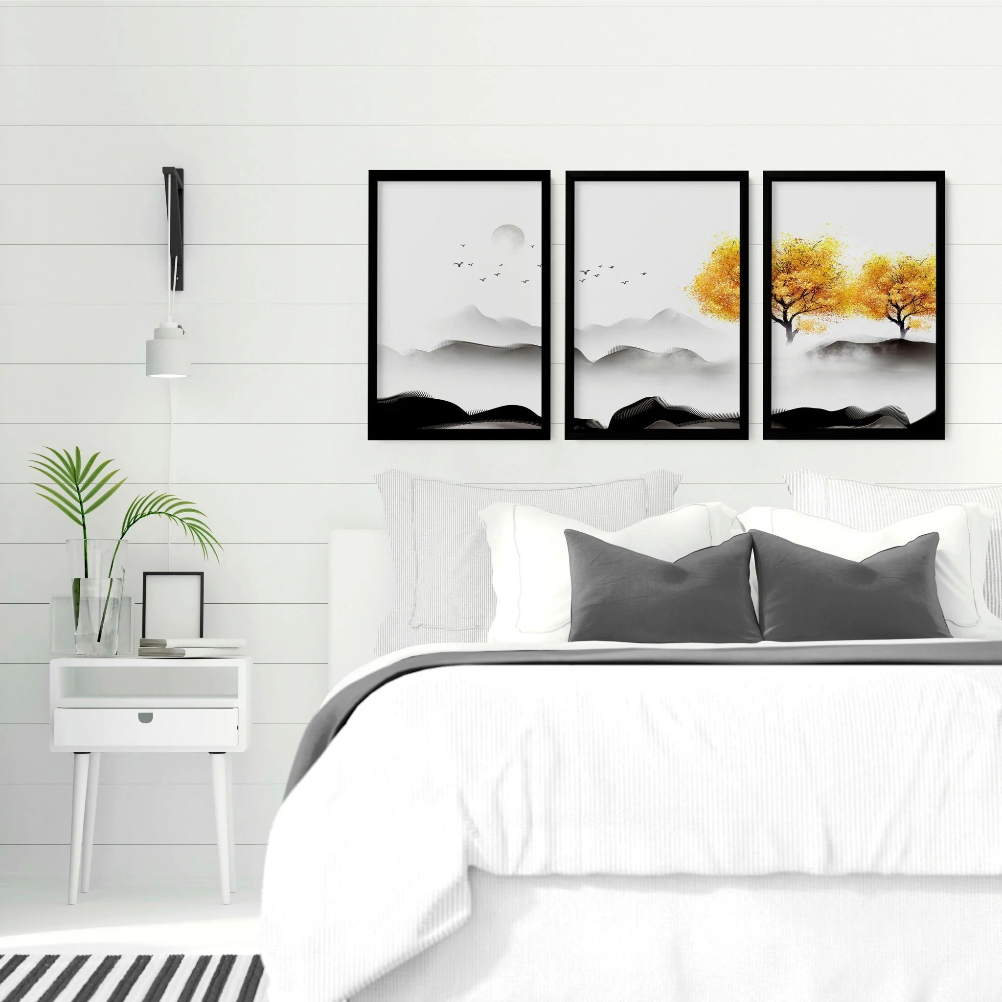 Japanese interior decor | set of 3 wall art prints for bedroom - Image 4