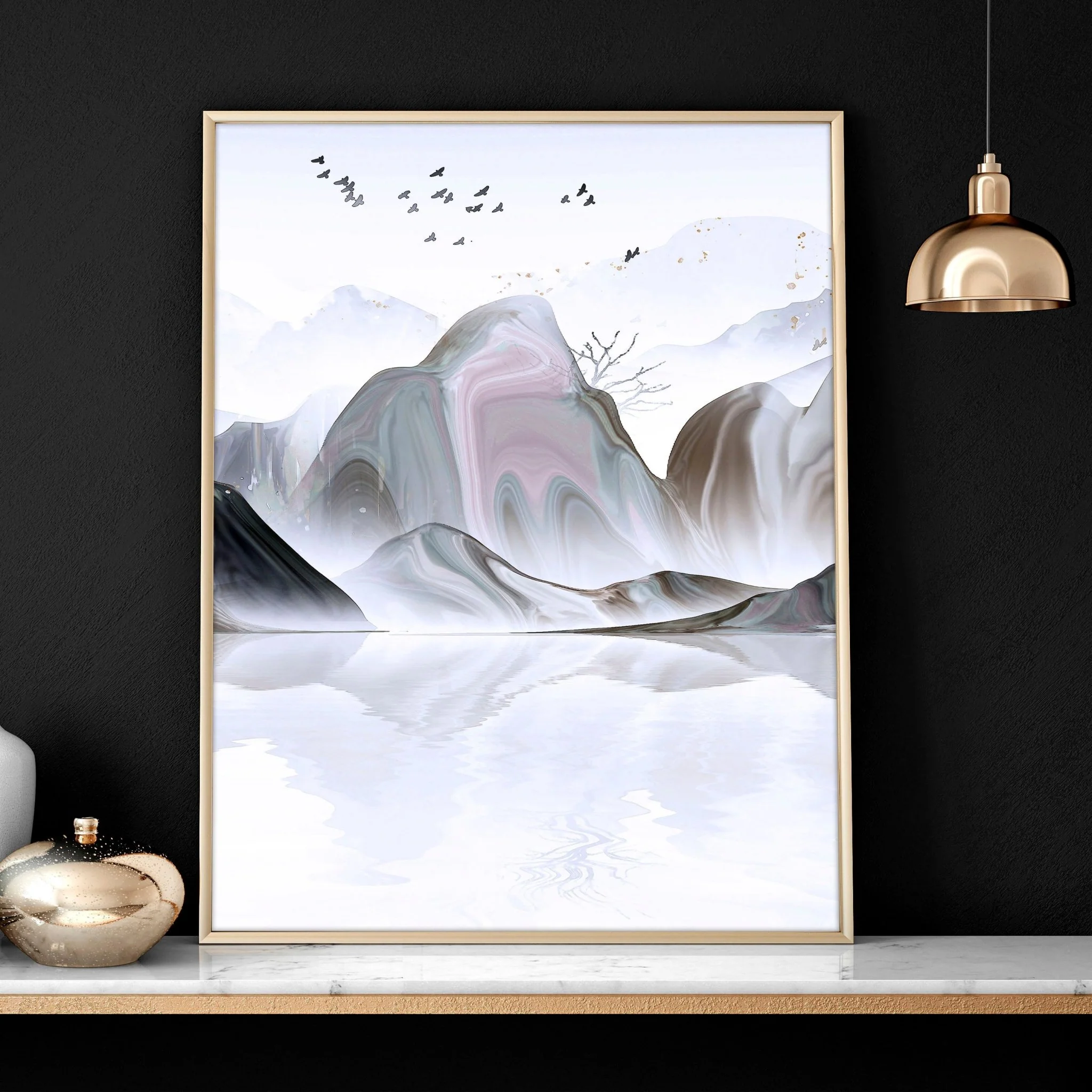 Pictures for bedrooms | set of 3 Japanese wall art prints - Image 6